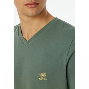 Herenpyjama korte mouwen 701 khaki