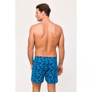 Heren boxershort los 920 blauwe blad