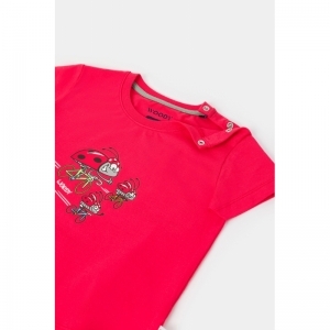 Baby pyjama, korte mouwen 498 rood