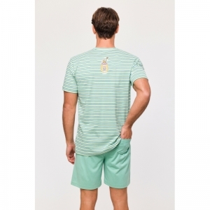 Herenpyjama, korte mouwen 924 multicolor