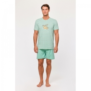 Herenpyjama, korte mouwen 924 multicolor