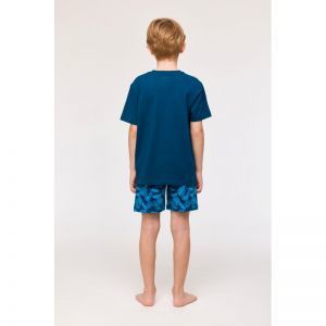 Jongenspyjama korte mouwen 891 donkerblauw