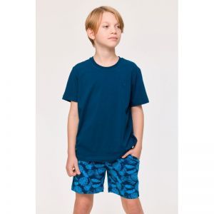 Jongenspyjama korte mouwen 891 donkerblauw