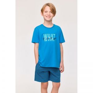 Jongenspyjama, korte mouwen 845 blauw