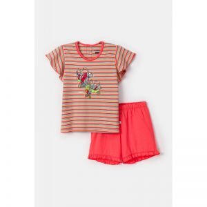 Meisjespyjama, korte mouwen 904 multicolor