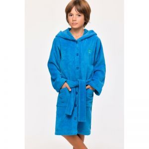 Unisex badjas 845 blauw