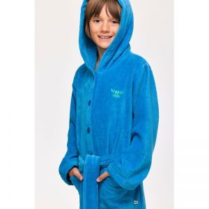 Unisex badjas 845 blauw