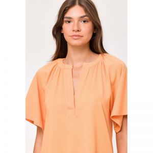 Damespyjama, korte mouwen 519 oranje