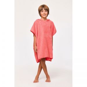 Poncho 488 koraalrood