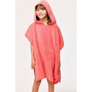 Poncho 488 koraalrood