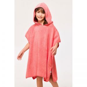 Poncho 488 koraalrood