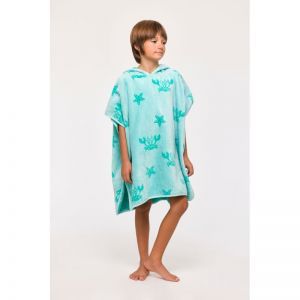 Poncho 966 lichtblauwe
