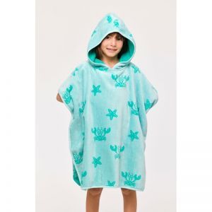 Poncho 966 lichtblauwe