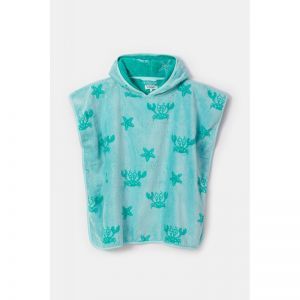 Poncho 966 lichtblauwe