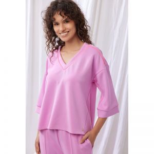 Dames set van top en broek 356 lila
