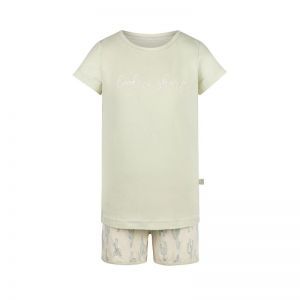Girls short set Light green