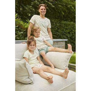 Girls short set Light green