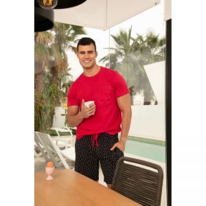 Short sleepwear - Charli I004 black prin