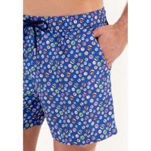 Beach boxer - Socoa I0RA Navy print