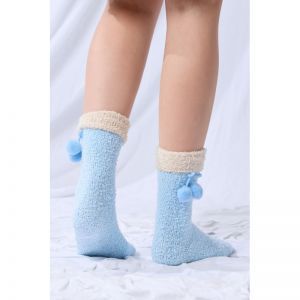 Sokken met antislip noppen 860 lichtblauw