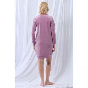 Slaapkleedje in velours 351 warm lila
