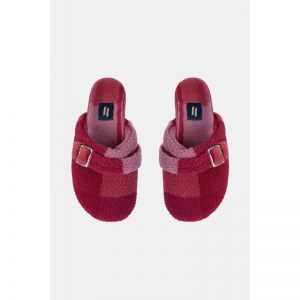 Pantoffels 986 teddy ruit