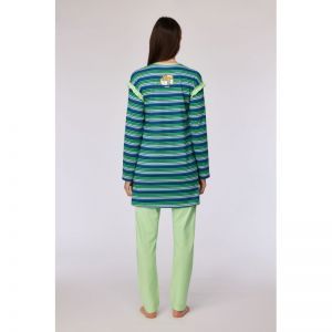 Damespyjama, lange mouwen 912 multicolor