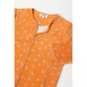 Baby kruippakje in velours 958 oranje ster