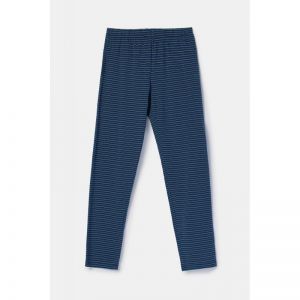 Herenpyjama, lange mouwen 897 donkerblauw