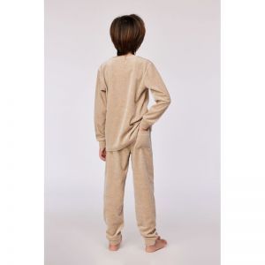 Jongenspyjama in velours 227 beige