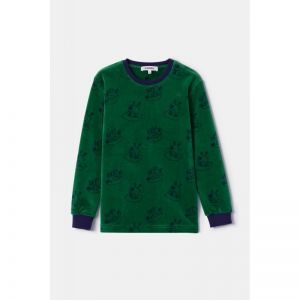 Jongenspyjama in velours 917 groene duiv
