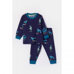 Baby pyjama, lange mouwen 930 donkerblauw