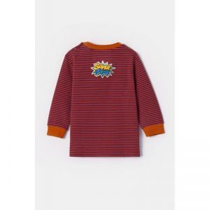 Baby pyjama, lange mouwen 936 rode streep