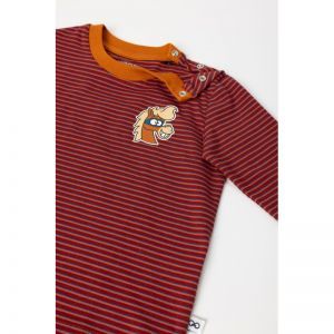 Baby pyjama, lange mouwen 936 rode streep