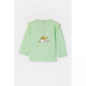 Baby meisjespyjama, lange mouw 760 groen