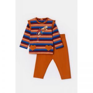 Baby meisjespyjama, lange mouw 913 multicolor