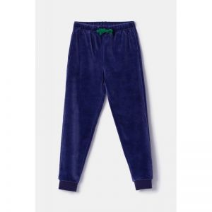Jongenspyjama in velours 897 donkerblauw