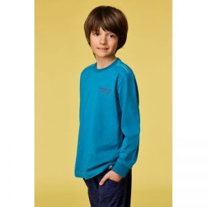 Jongenspyjama, lange mouwen 795 groenblauw