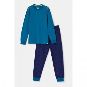 Jongenspyjama, lange mouwen 795 groenblauw