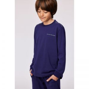 Jongenspyjama, lange mouwen 897 donkerblauw