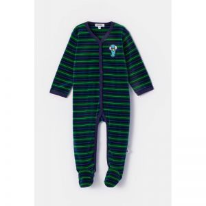 Kruippakje in velours 918 groene stre