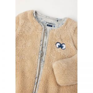 Slaapzak met afritsbare mouwen 127 beige