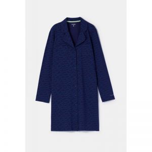 Slaapkleedje, lange mouwen 932 donkerblauw