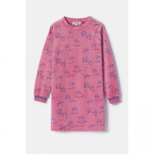 Slaapkleedje in velours 951 roze katten