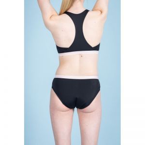 POLLY menstruatie bikini Zwart