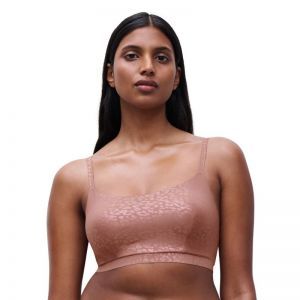 Soft Stretch Padded Bralette B17 Pink Leo Sh