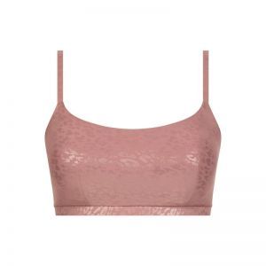 Soft Stretch Padded Bralette B17 Pink Leo Sh