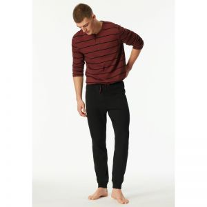 Herenpyjama lange mouwen 516 burgund