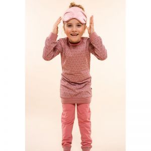 Girls Long Pullover set Mauve