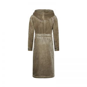 Women long bathrobe Faded green